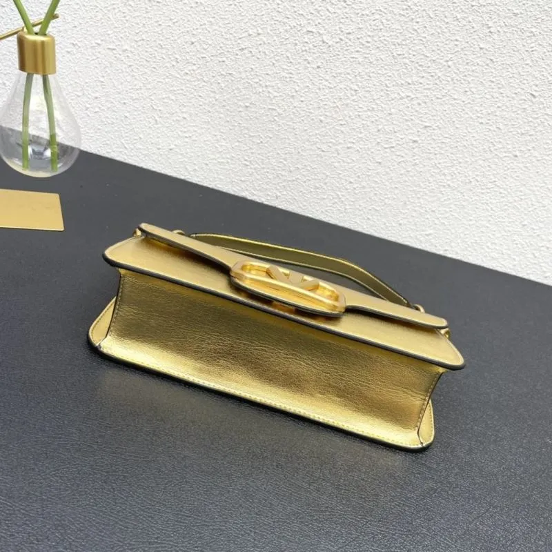Valentino Gold Satchel Bag Model 5008 27cm - Image 7