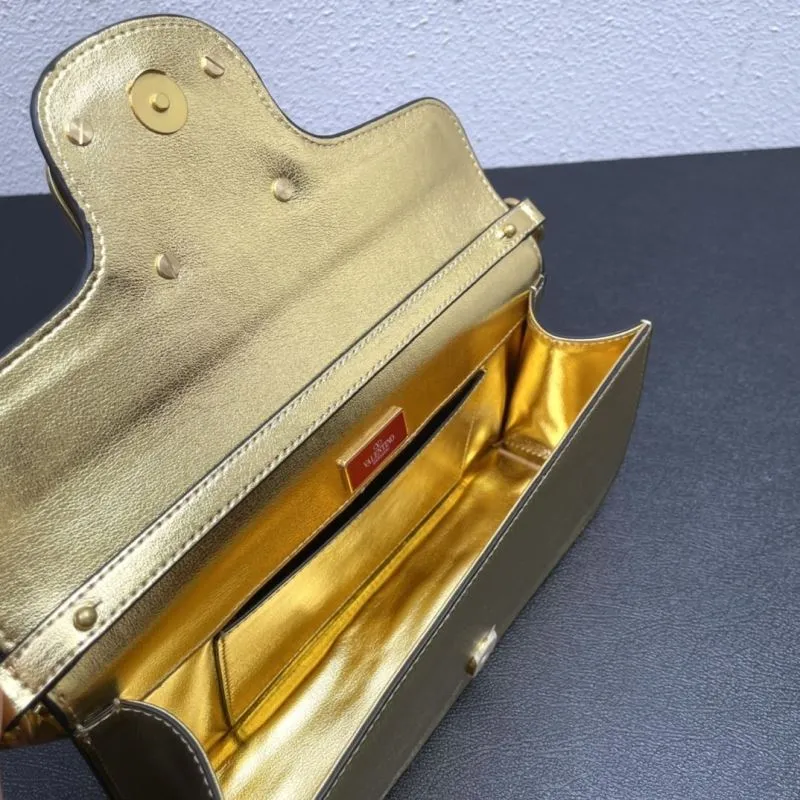 Valentino Gold Satchel Bag Model 5008 27cm - Image 9
