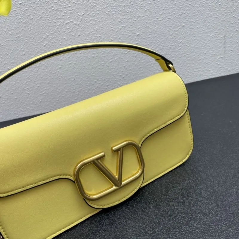 Valentino Yellow Leather Satchel Bag 5008 27cm - Image 4
