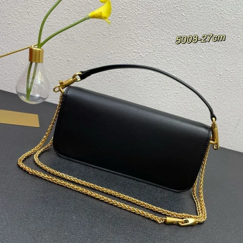 Alternative view of Valentino Black Leather Satchel Bag 5008 27cm