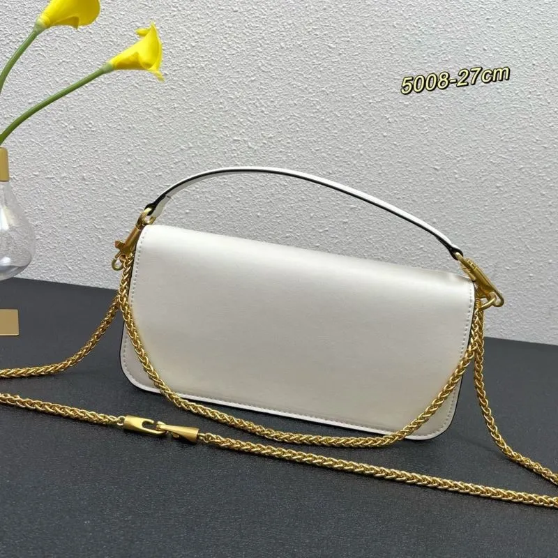 Alternative view of Valentino White Leather Satchel Bag 5008 27cm