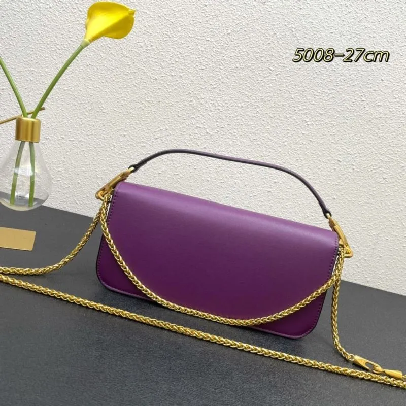 Alternative view of Valentino Purple Leather Satchel Bag 5008 27cm
