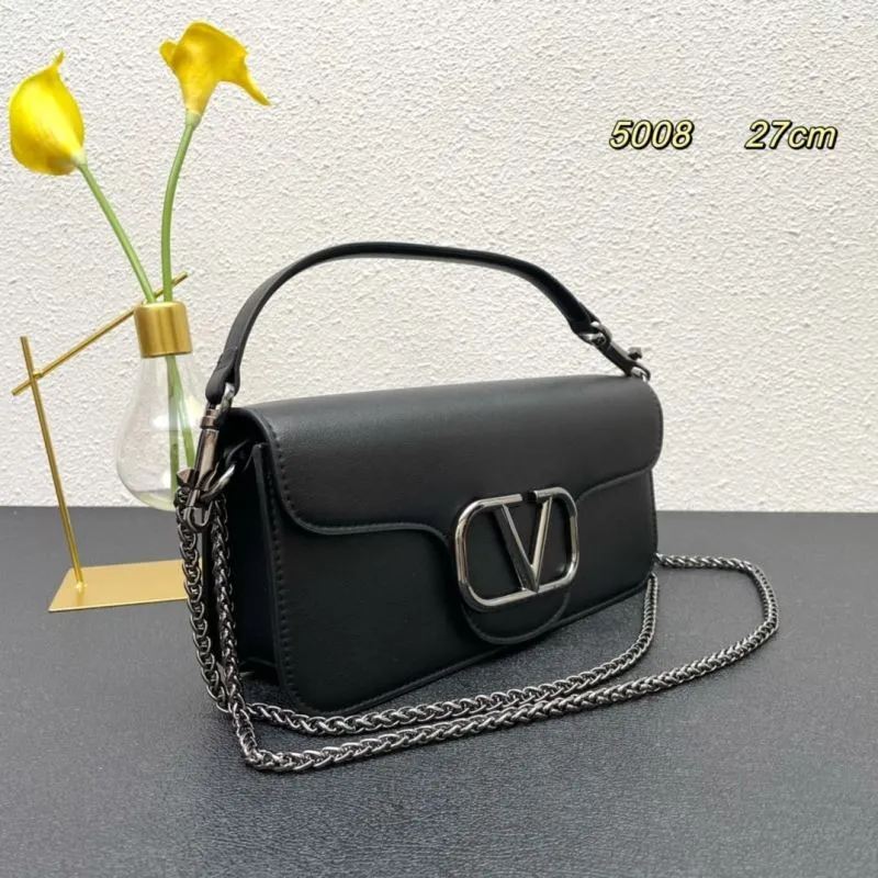Valentino Black 5008 27cm Leather Satchel Bag - Image 3