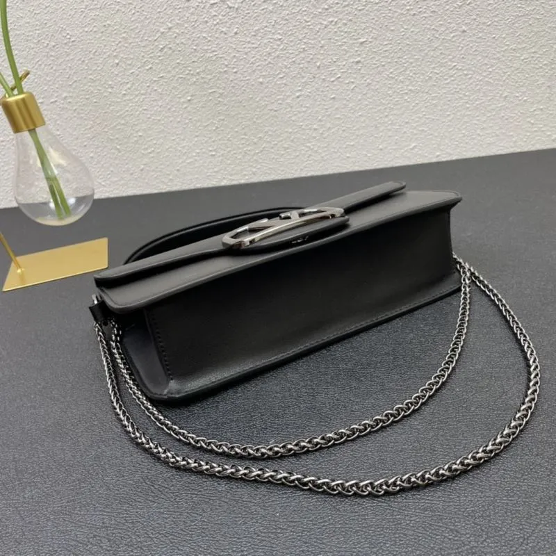 Valentino Black 5008 27cm Leather Satchel Bag - Image 7