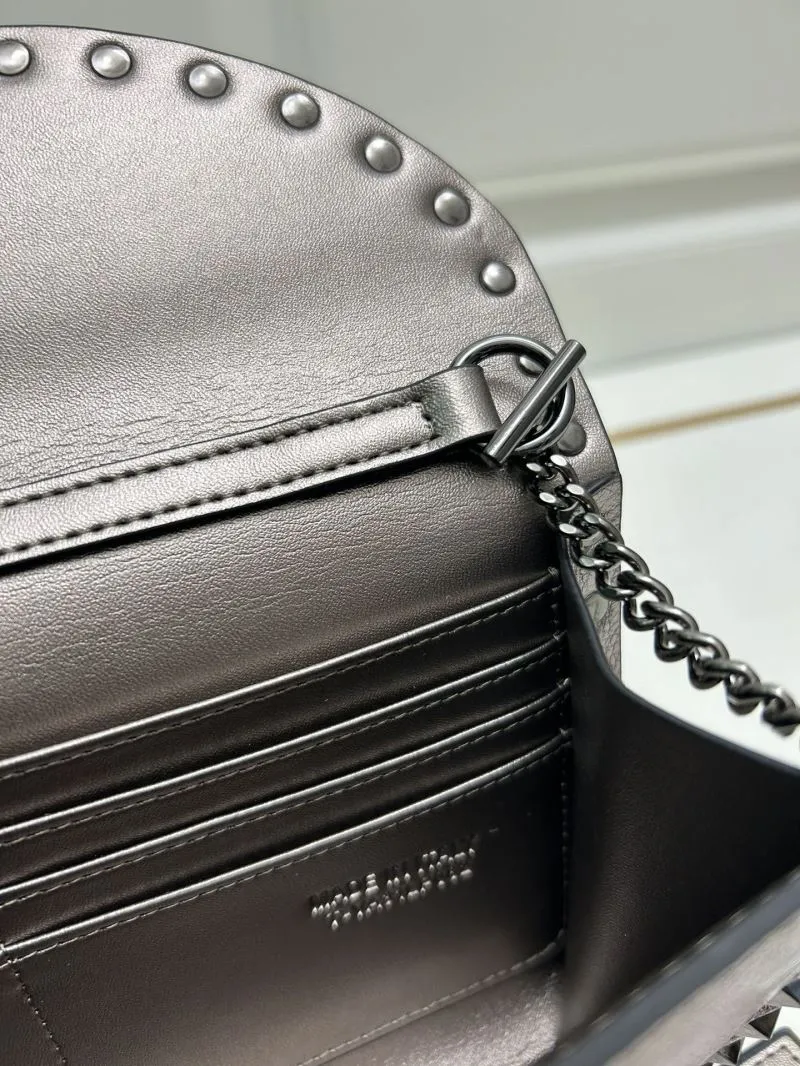Alternative view of Valentino Metallic Studded Crossbody Bag 9895