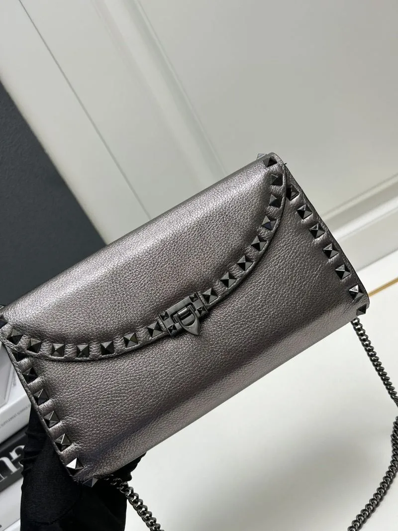 Valentino Metallic Studded Crossbody Bag 9895 - Image 6