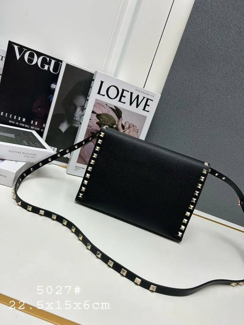 Alternative view of Valentino Black Satchel Bag 5027 22.5x15x6cm