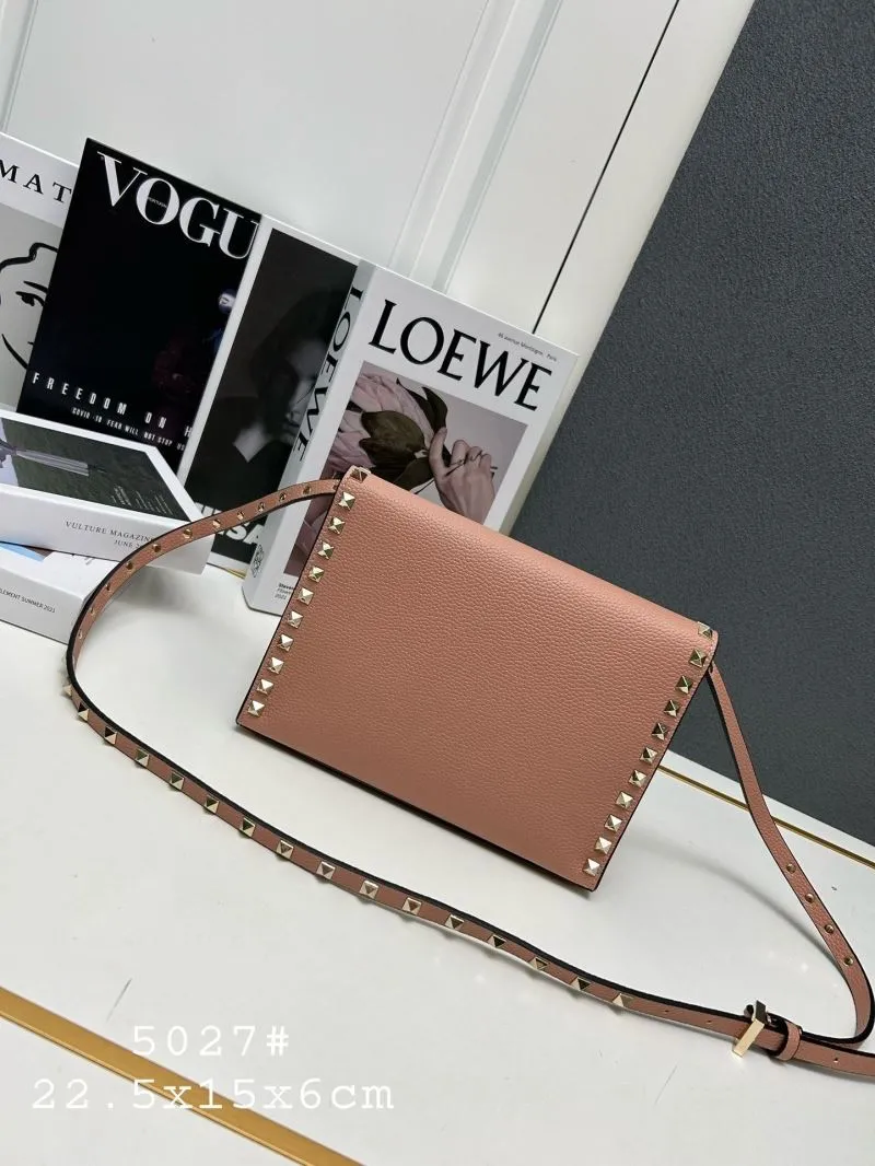 Alternative view of Valentino Pink Leather Crossbody Bag 5027