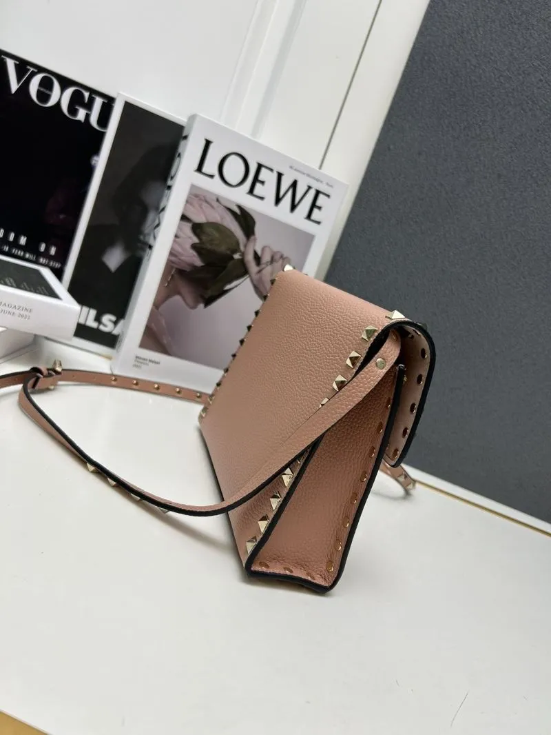 Valentino Pink Leather Crossbody Bag 5027 - Image 3