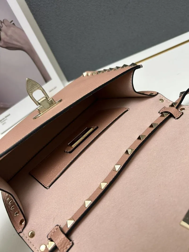 Valentino Pink Leather Crossbody Bag 5027 - Image 7