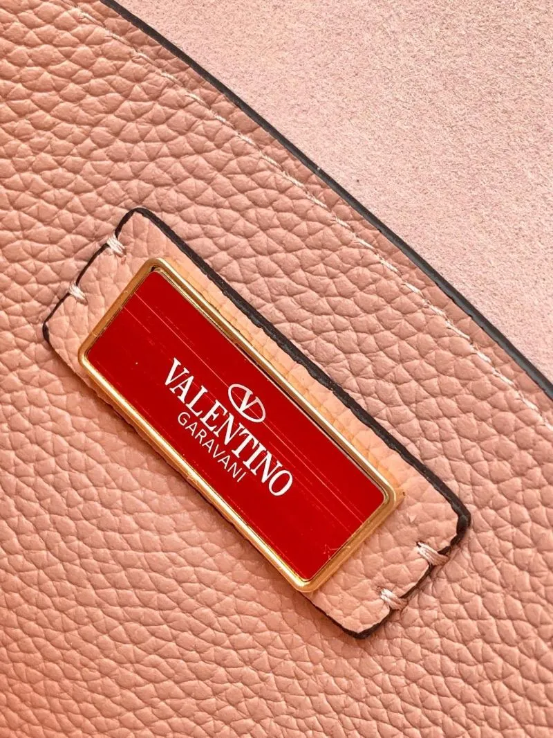 Valentino Pink Leather Crossbody Bag 5027 - Image 8