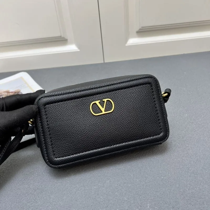 Valentino Black Crossbody Satchel Bag Model 5045 - Image 3