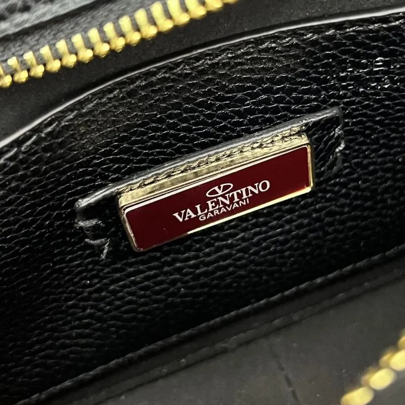 Valentino Black Crossbody Satchel Bag Model 5045 - Image 9