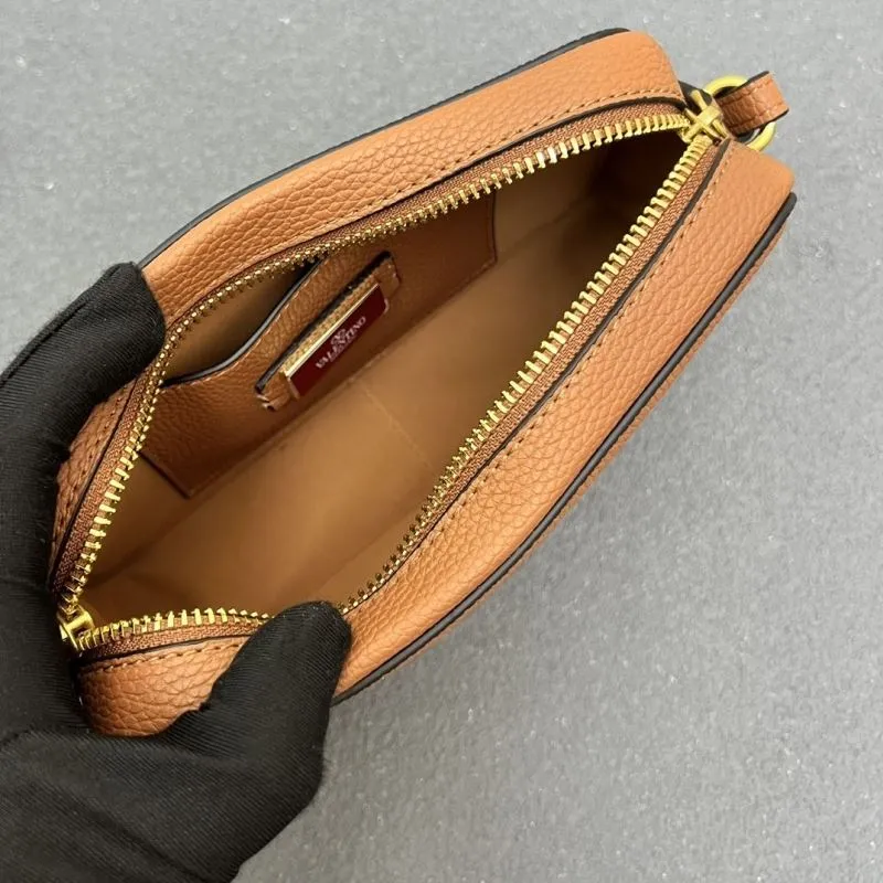 Valentino Brown Crossbody Satchel Bag 5045 - Image 8