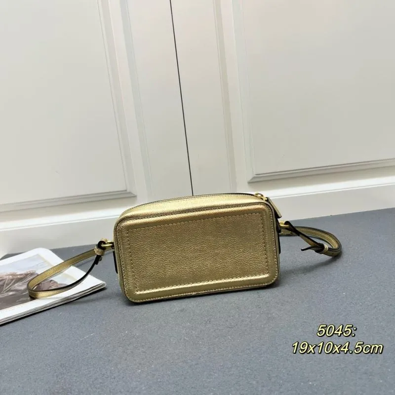 Alternative view of Valentino Gold Crossbody Satchel Bag 5045