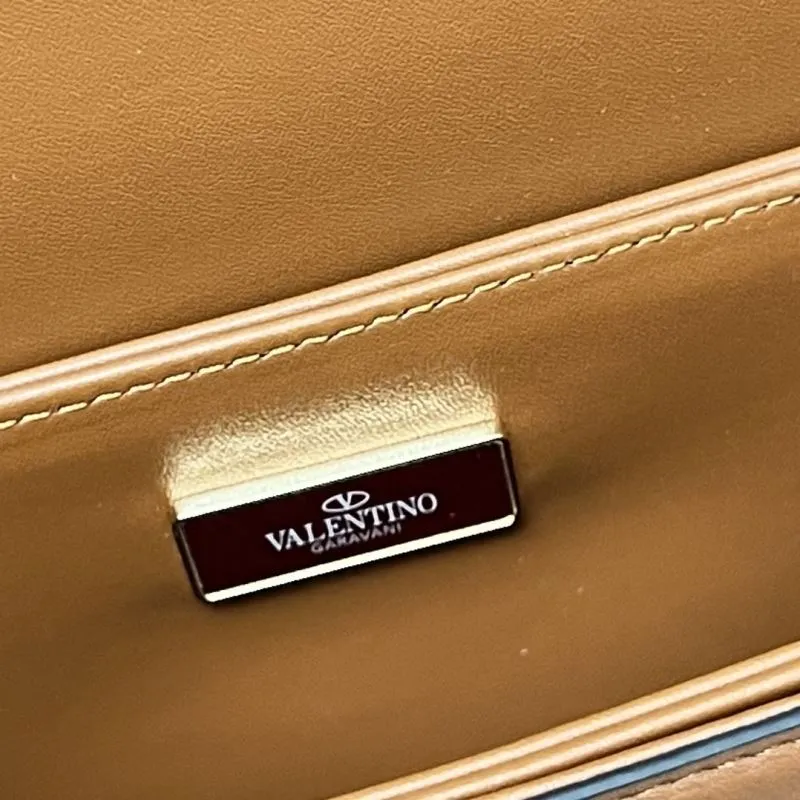 Alternative view of Valentino Brown Leather Crossbody Bag 9909