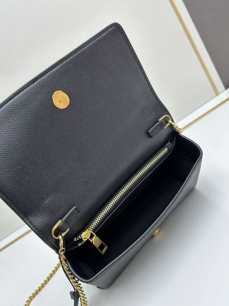 Valentino Black Chain Satchel Bag 0132 - Image 6