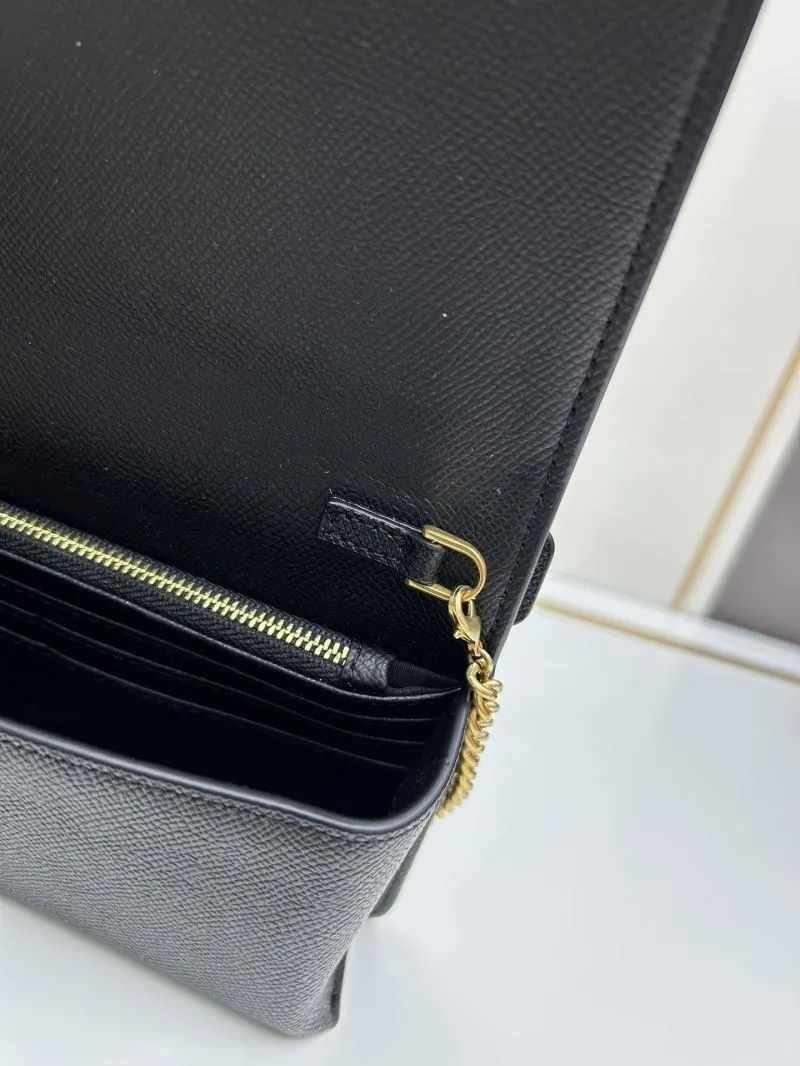 Valentino Black Chain Satchel Bag 0132 - Image 7