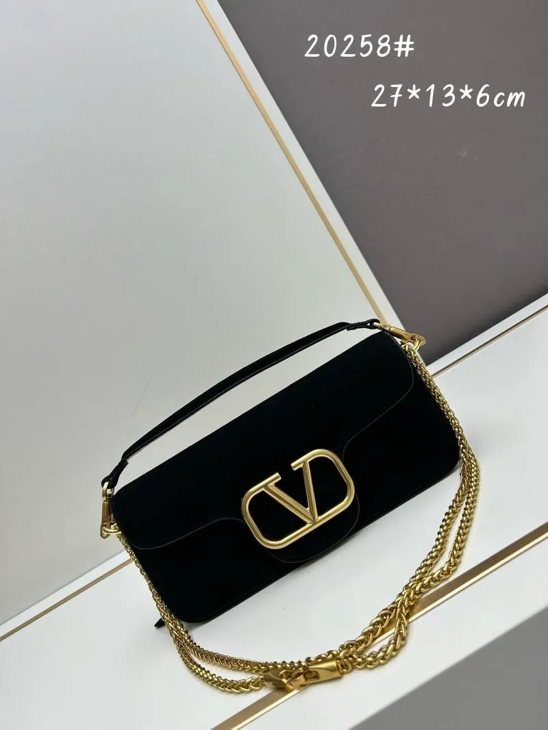 Valentino Black Chain Shoulder Bag 20258