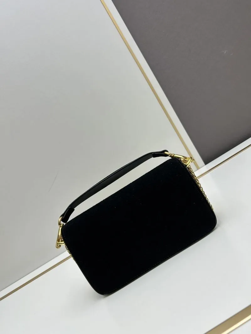 Alternative view of Valentino Black Suede Crossbody Bag 20257