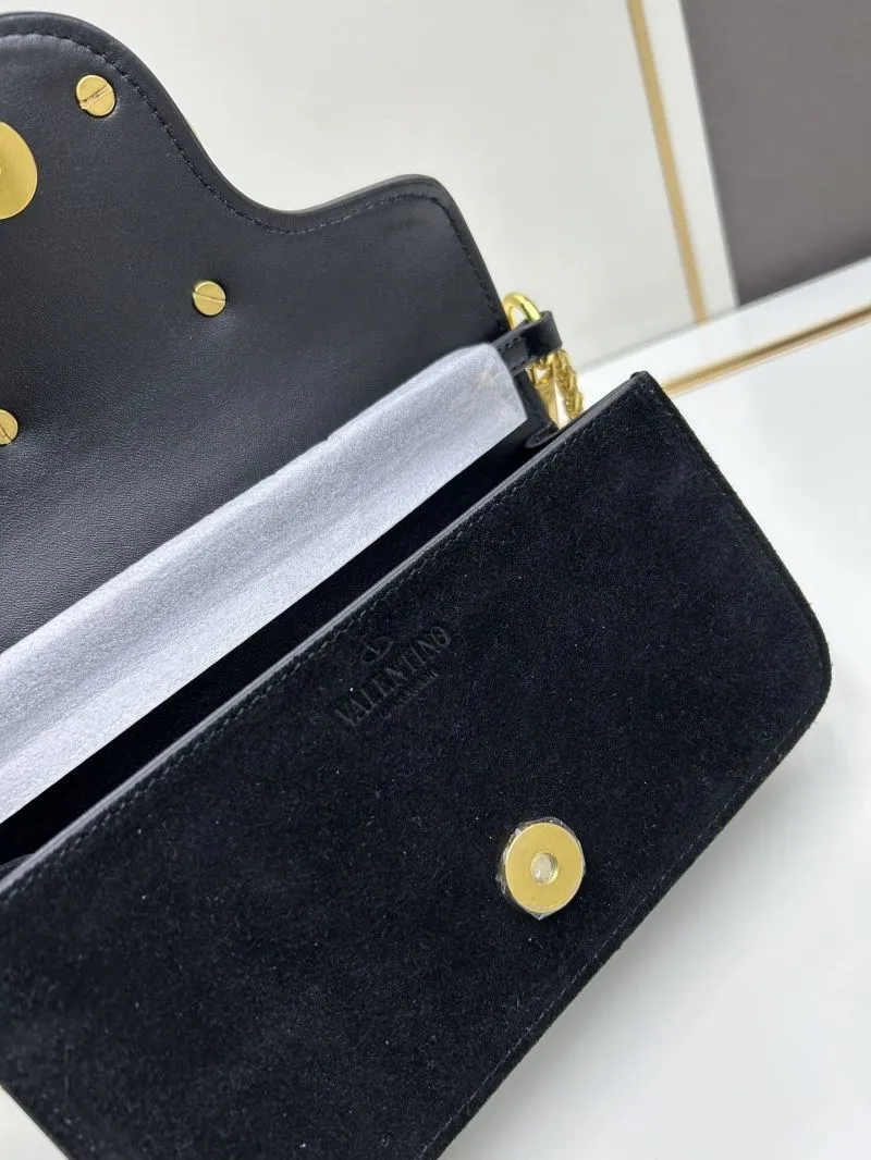 Valentino Black Suede Crossbody Bag 20257 - Image 7
