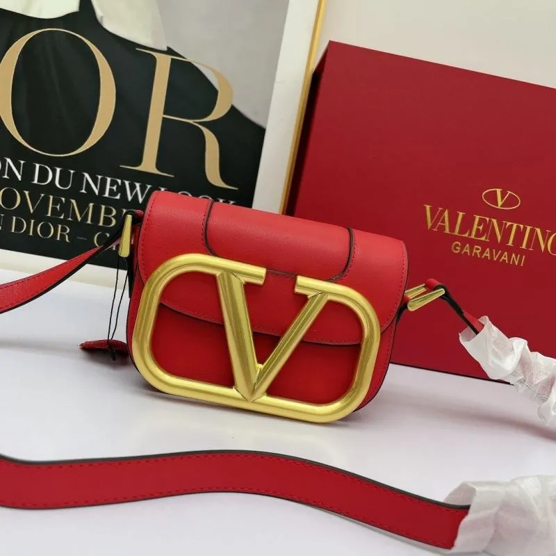Valentino Garavani Red Crossbody Satchel Bag 726
