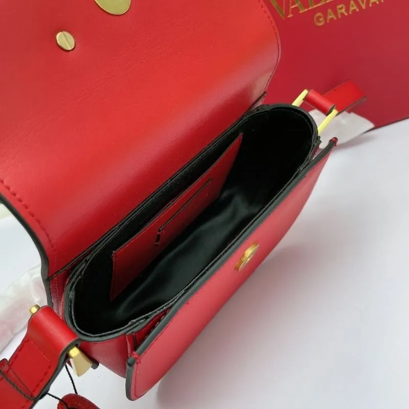 Valentino Garavani Red Crossbody Satchel Bag 726 - Image 7