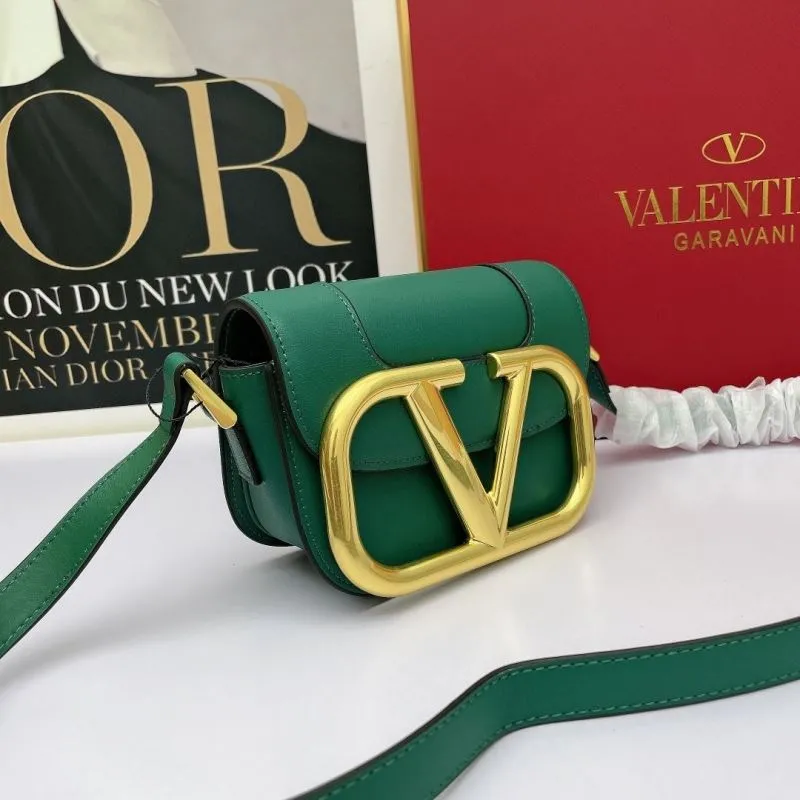 Alternative view of Valentino Garavani Green Crossbody Satchel Bag 727