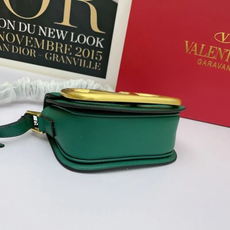 Valentino Garavani Green Crossbody Satchel Bag 727 - Image 5