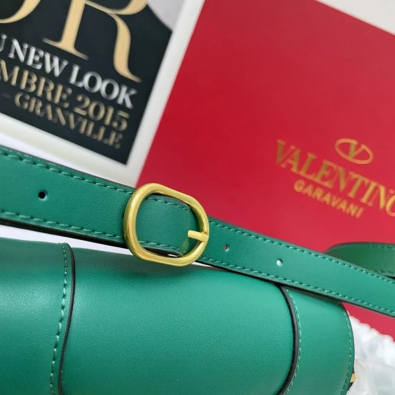 Valentino Garavani Green Crossbody Satchel Bag 727 - Image 6