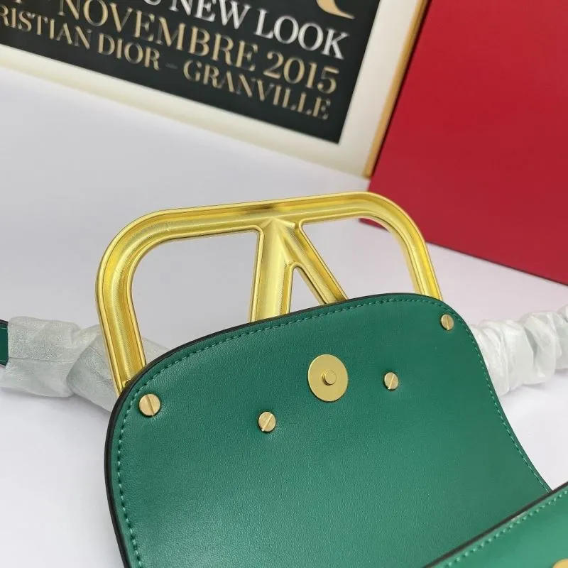 Valentino Garavani Green Crossbody Satchel Bag 727 - Image 8