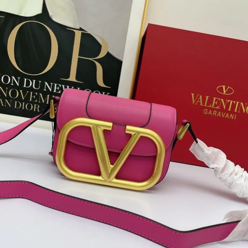 Valentino Garavani Pink Crossbody Satchel Bag 729