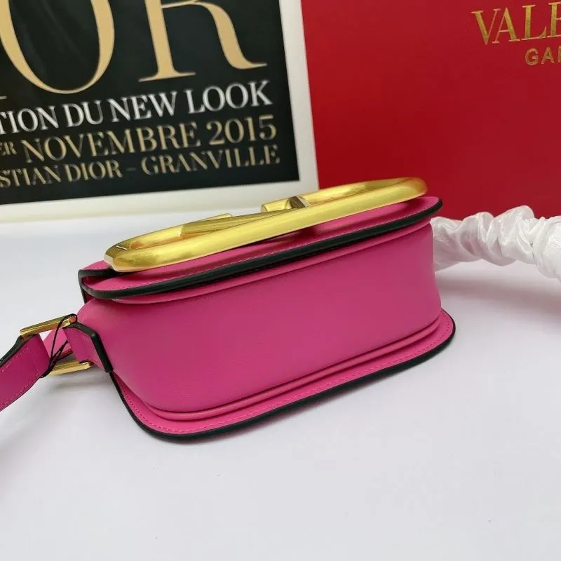 Valentino Garavani Pink Crossbody Satchel Bag 729 - Image 5
