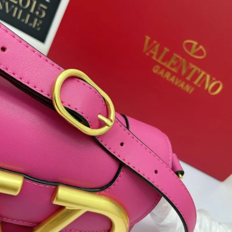 Valentino Garavani Pink Crossbody Satchel Bag 729 - Image 6