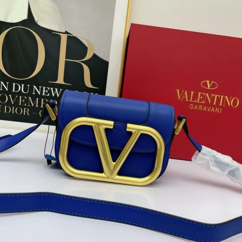 Valentino Garavani Blue Satchel Bag 730