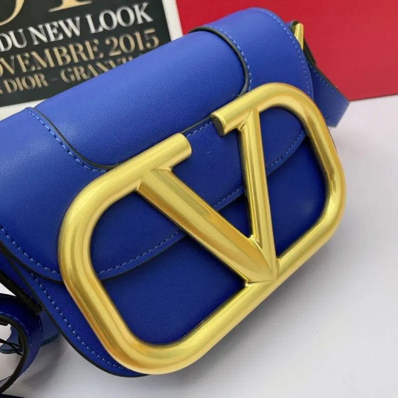 Valentino Garavani Blue Satchel Bag 730 - Image 4