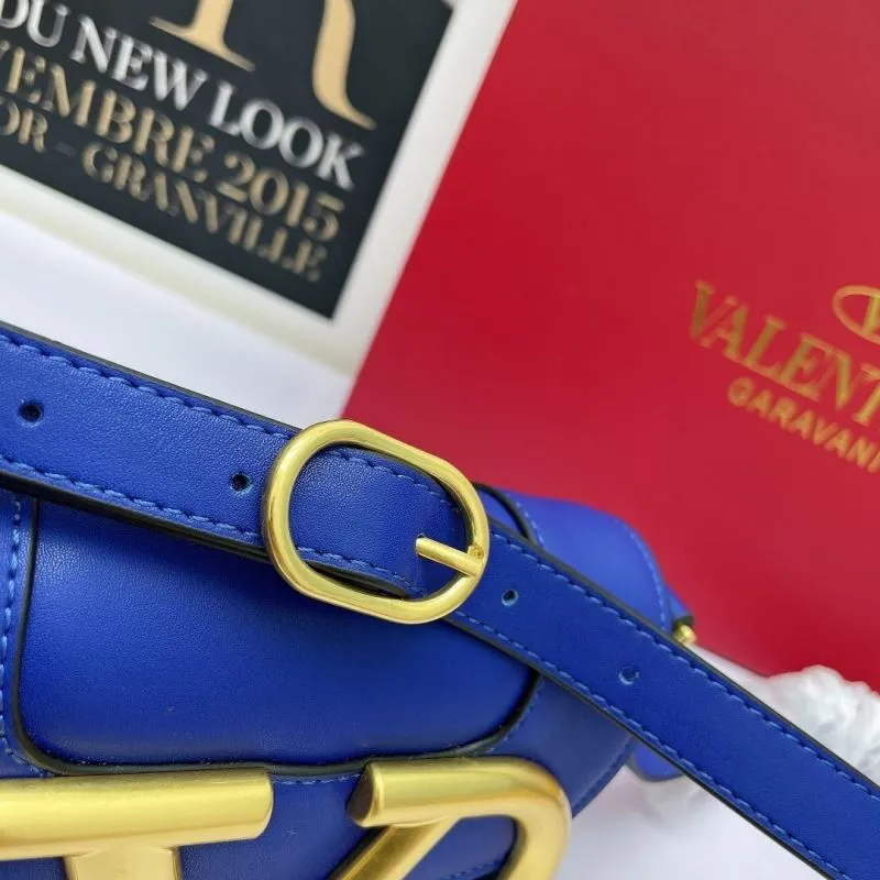 Valentino Garavani Blue Satchel Bag 730 - Image 6