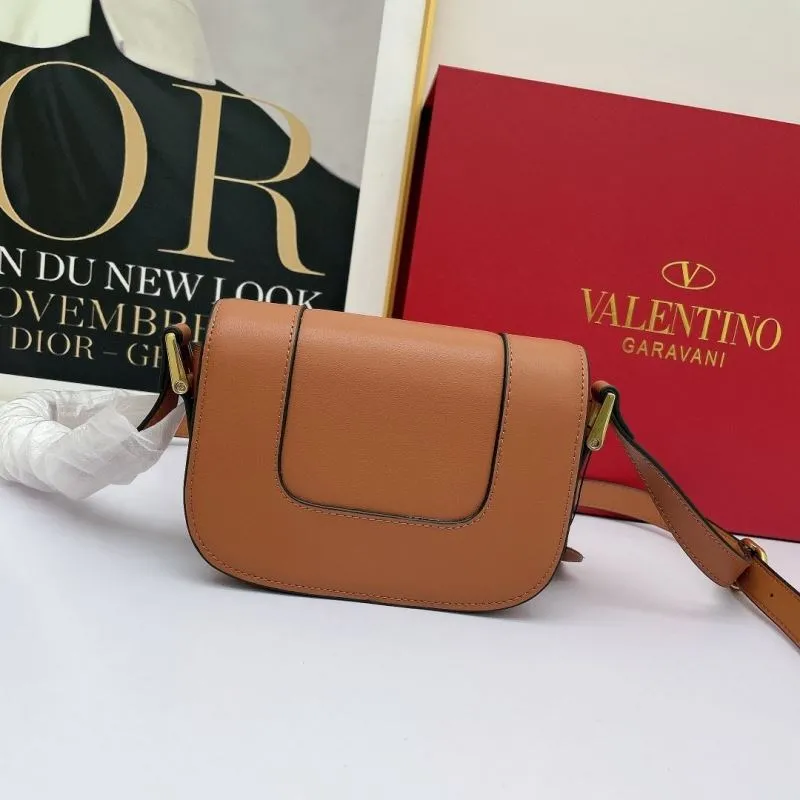 Alternative view of Valentino Garavani Brown Crossbody Satchel Bag 731