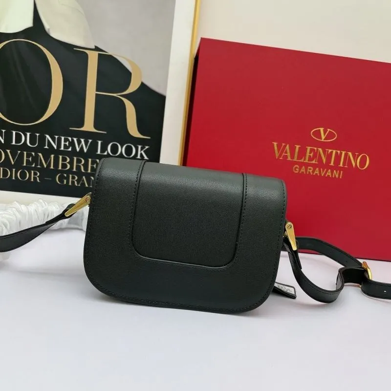 Alternative view of Valentino Garavani Black Crossbody Satchel Bag