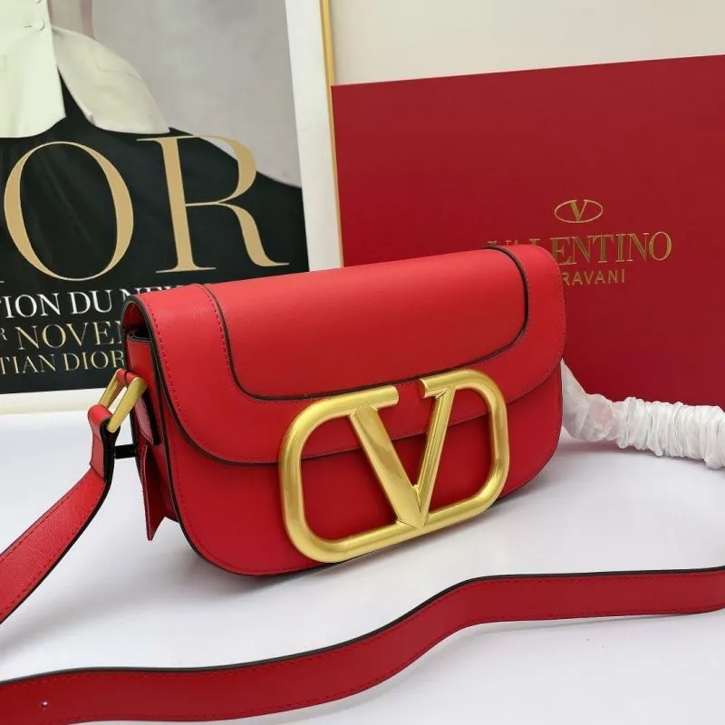 Alternative view of Valentino Red Crossbody Satchel Bag 734