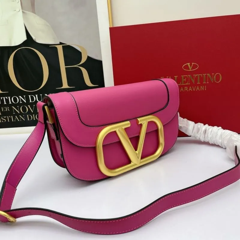 Alternative view of Valentino Fuchsia Satchel Crossbody Bag 739