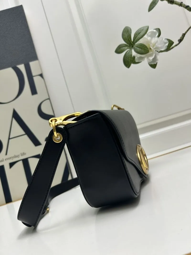 Valentino Black Leather Shoulder Satchel Bag 5032 - Image 6