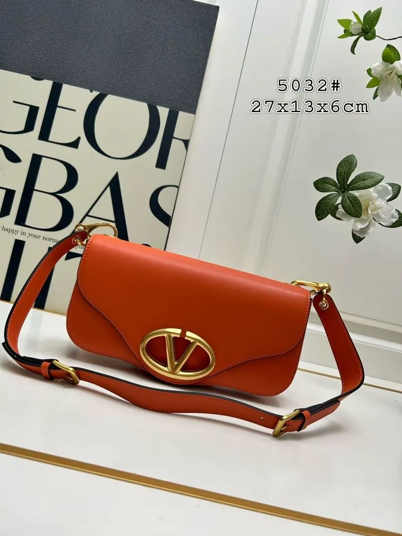Valentino Orange Satchel Bag Model 5032