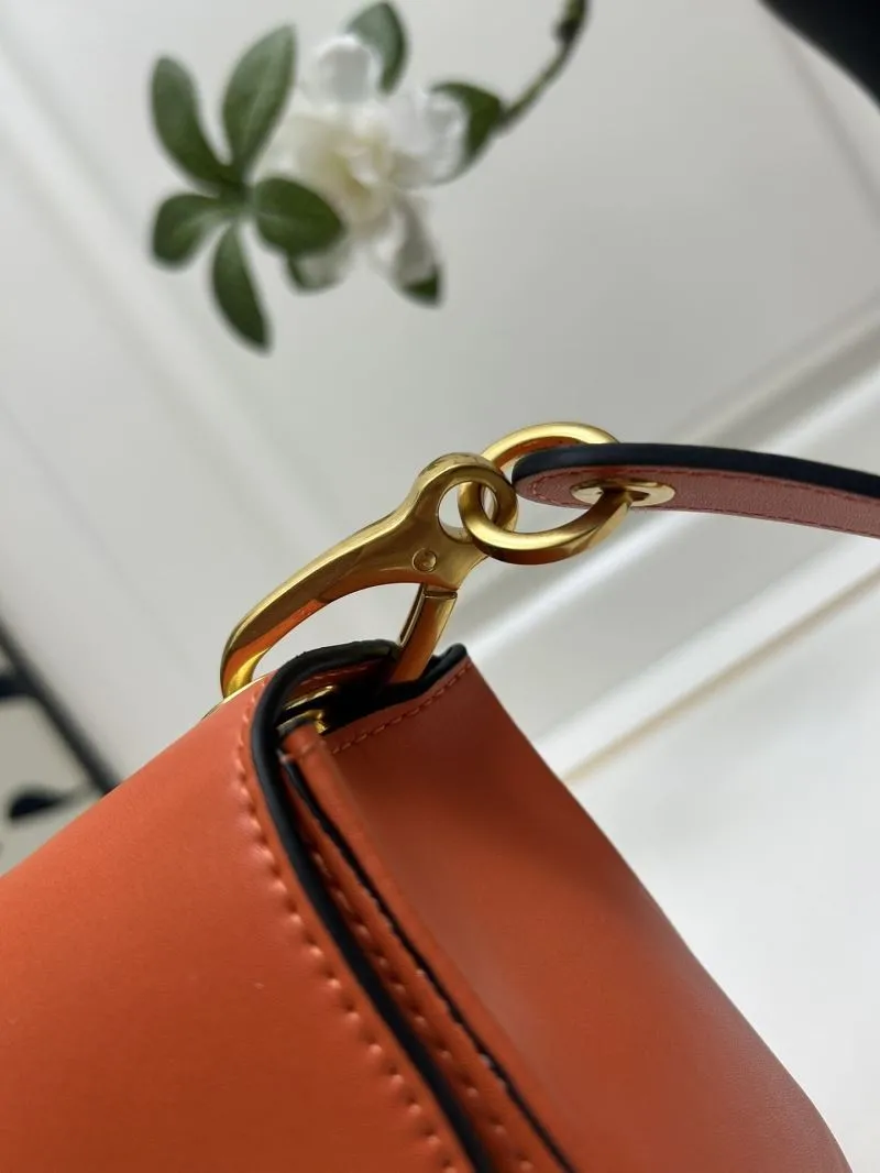 Valentino Orange Satchel Bag Model 5032 - Image 5