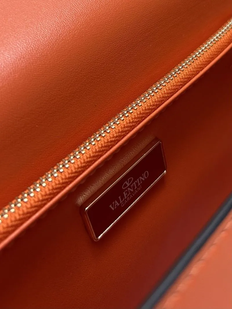 Valentino Orange Satchel Bag Model 5032 - Image 9