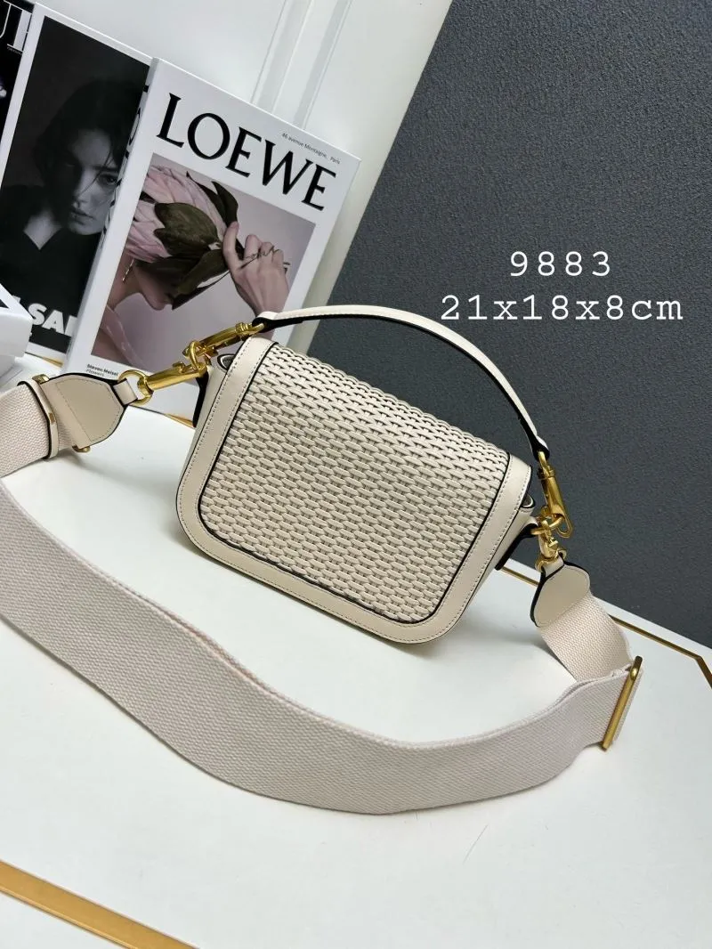 Alternative view of Valentino Off-White Woven Satchel Bag 9883