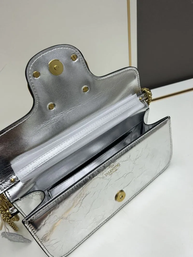 Valentino Silver Satchel Bag 761 - Image 7