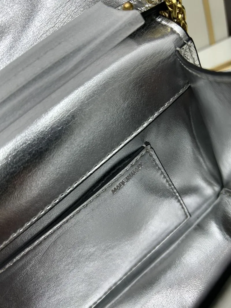 Valentino Silver Satchel Bag 761 - Image 8