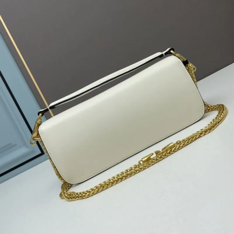 Alternative view of Valentino White Leather Satchel Bag 763