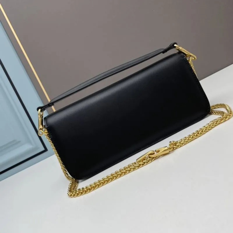Alternative view of Valentino Black Leather Satchel Bag 766